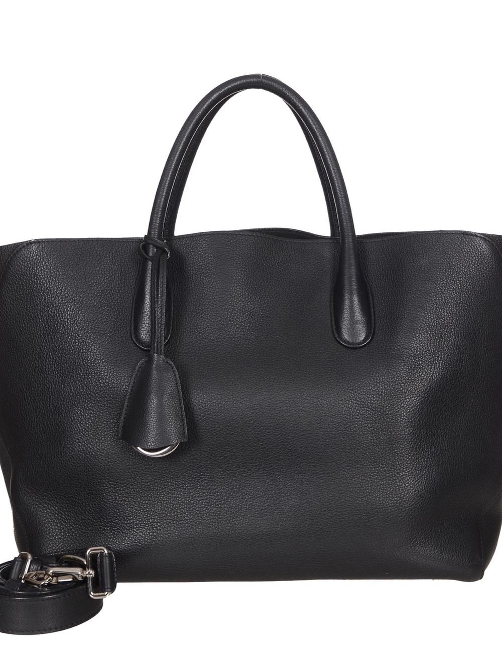 ♥️Dior Soft Shopping Bag Black Medium Black Leather Tote Bag♥️
